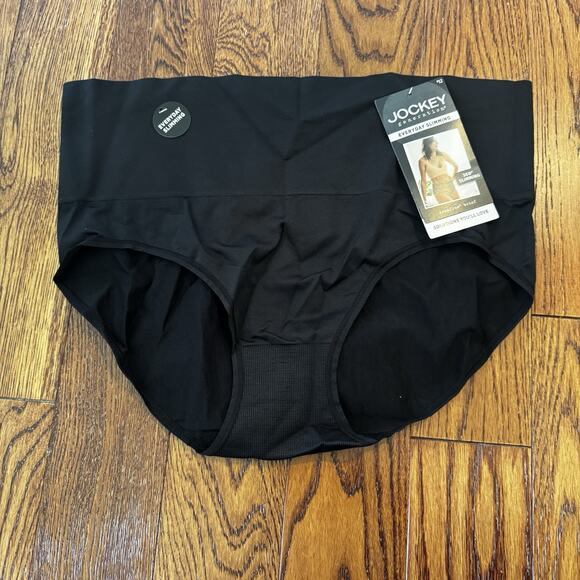 NWT Jockey Essentials Everyday Slimming Microfiber Stretch Brief Women's XXL NEW - Picture 2 of 7